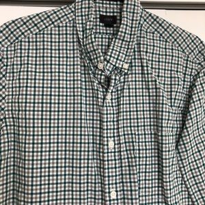 Used JCrew Shirt Slim Fit Medium Casual Shirt